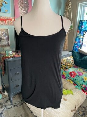 aerie Black Spaghetti Strap Cami